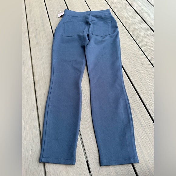 NWT Spanx Perfect Fit Ponte Ankle Pant Navy Blue 20202R size XS career casual - Picture 6 of 9